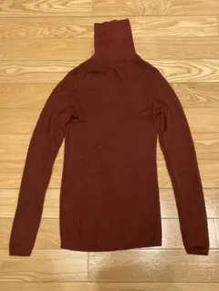 無印良品　リブニットハイネックセーター　Lサイズ