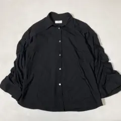 美品 HARE ハレ ソデギャザーBIGシャツ オーバーサイズ