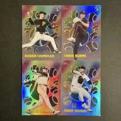 Topps MLB 4枚セット チャンドラー バーンズ メリル スクーバル