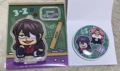 3年Z組銀ハ先生✕大川ぶくぶ　青春★アクリルマスコット　缶バッジ高杉