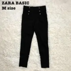 ZARA BASIC ザラベーシック テーパード ストレッチ パンツ ステッチ