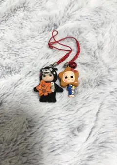 ご当地キューピー 宮島 くまもん キーホルダー 2セット