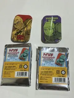 ドッグスレッド　スクエア缶バッジコレクション　紅露+旭セット
