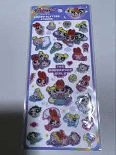 国内正規品 パワーパフガールズ キャンディグリッターステッカー パワパフ