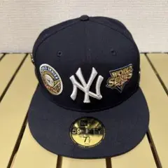 New Era 59FIFTY ワールドシリーズ ヤンキース7 1/2 ネイビー