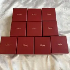 10点Cartier カルティエ　リングケースアクセサリー空箱黒のみ