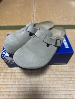 diesel WOODSTOCK デニム風バックル付きサボサンダル　箱あり diesel WOODSTOCK デニム風バックル付きサボサンダル(ビルケン似