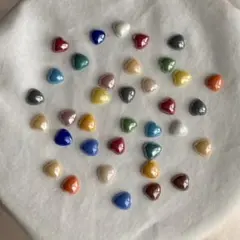 ハート カボション ハンドメイド パーツ まとめ売り