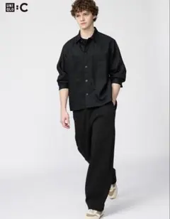 ユニクロC スウェットワイドパンツ