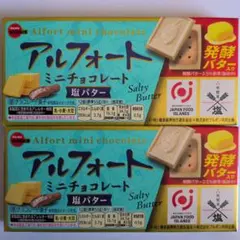 ブルボン アルフォートミニチョコレート 塩バター 2箱セット