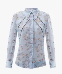 希少　Chloe/クロエ　Flower Print Silk blouseのサムネイル