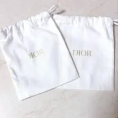 新品未使用　ディオール　DIOR 巾着袋　2点セットのサムネイル
