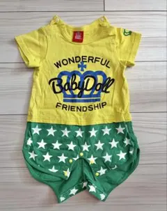 BABY DOLL 星柄ロンパース 80