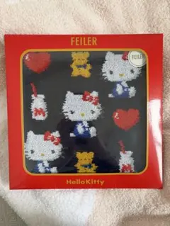 신품 미사용 FEILER フェイラー ハローキティ ハンカチ
