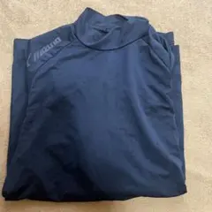 Mizuno ネイビー 長袖アンダーシャツ　160
