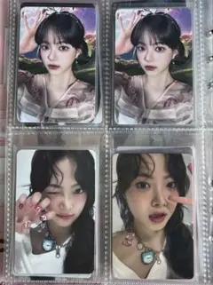 LE SSERAFIM ルセラ ウンチェ CRAZY トレカ 4枚