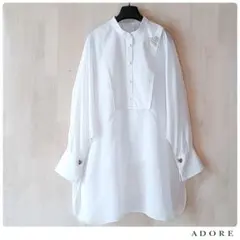 ◇幻◇ 希少美品 ADORE 定価3.5万円 ライトジョーゼットブラウス