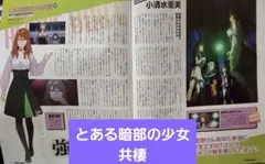 Newtype 11月号 切り抜き とある暗部の少女共棲