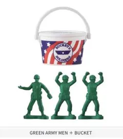 ★ミニチュアフィギュア★ トイストーリーならぶんです２ガチャグリーンアーミーメン