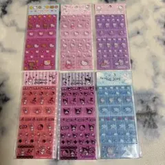 苺*♡様 サンリオ タイルシール 6枚セット キティ マイメロ クロミ