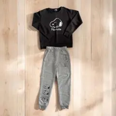 PEANUTS スヌーピー パジャマ上下セット 140サイズ