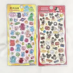 【新品】ディズニー　プチドロップステッカー　ミッキー　ピクサー　トイストーリー