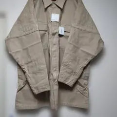 【カセヤマ廃盤品4L】 ベージュ 手甲シャツ 綿100%