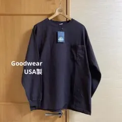 新品　Goodwear　グッドウェア　ポケット ロングスリーブTシャツ　USA製のサムネイル