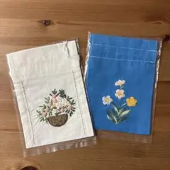 布製巾着袋　2個セット