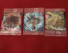 ドラゴンボール 超戦士シールウエハース 孫悟空 3枚セット 未開封