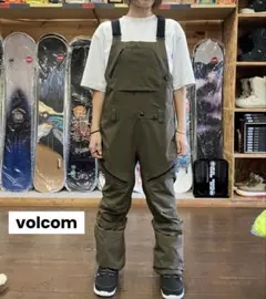 【USED】 VOLCOM ポルコム スノーボードウェア　ビブパンツ