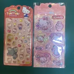 tok!tok シール 韓国限定 ウォーターシール サンリオ キティ 2枚