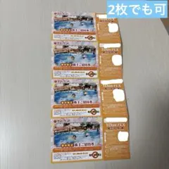 サマーランド　株主優待券　春秋限定 1dayパス　4枚のサムネイル