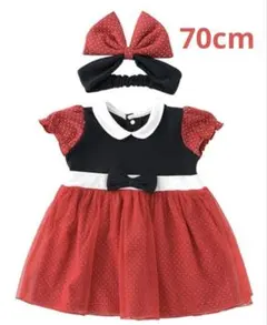 ❤️新品未使用❤️ミニーちゃんコスチューム ワンピース 70cm