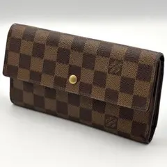 美品✨LOUIS VUITTON ダミエ 三つ折り財布 エテュイ パピエ - メルカリ