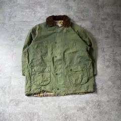 90s vintage Burberry ハンティングジャケット カーキ 白タグ