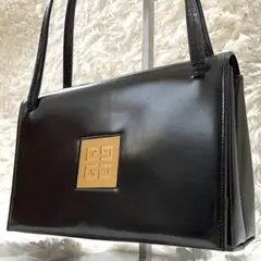 美品 ジバンシー 4G ギミック 2WAY レザー バッグ 黒 ゴールド金具