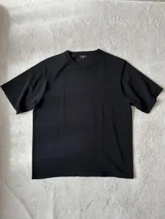 PLSTサマーニット ウォッシャブルニットTシャツ半袖M ブラックのサムネイル