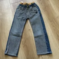 DOUBLE.B ストライプデニムパンツ 110サイズ