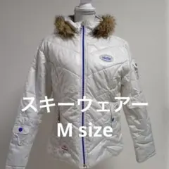 797ホワイトキルティングコート（ファー付きダウンジャケット ホワイト