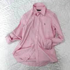 RALPH LAUREN ラルフローレン　シャツ　ボタンダウン　刺繍ポニー　長袖