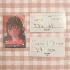 銀河特急 ミルキーサブウェイ 劇場版 ステッカー 缶バッジ アカネ カナタ