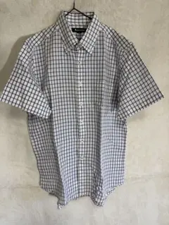 【新品】アクアスキュータム ボタンダウン チェック シャツ LLのサムネイル