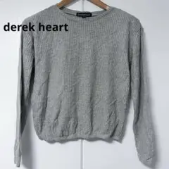 derek heart グレー 長袖 Tシャツ　Sサイズ