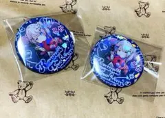 初音ミク　トレーディングホログラム缶バッジ　巡音ルカ　2点セット