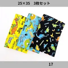 ランチョンマット　25×35　恐竜　3枚セット　男の子　入園入学