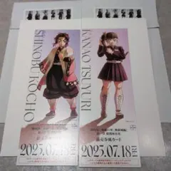 鬼滅の刃 無限城編 ランダムチケット風カード 胡蝶しのぶと栗花落カナヲ