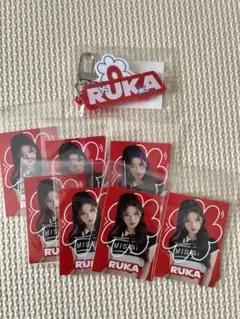 BABYMONSTER ルカ　オンラインくじ ネームキーホルダー ステッカー