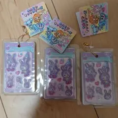ナルミヤキャラクターズ うるちゅるシールminiキーホルダー　3個セット