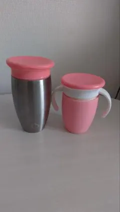 マンチキン　ミラクルカップ2個セット ピンク